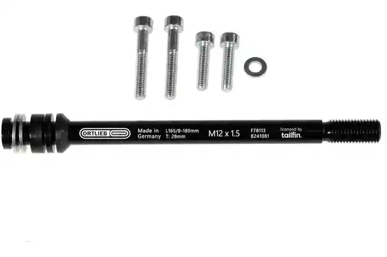Gepäckträger-Zubehör - Ortlieb Thru Axle M6-Connector Steckachsen Adapter M12x1.5