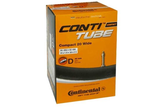 Schläuche Sale - Continental Compact 20 Wide DV Schlauch - 40 mm