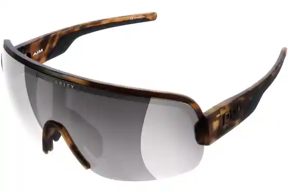 XXL Sale % - POC Aim - Tortoise Brown/Clarity Road/Sunny Silver