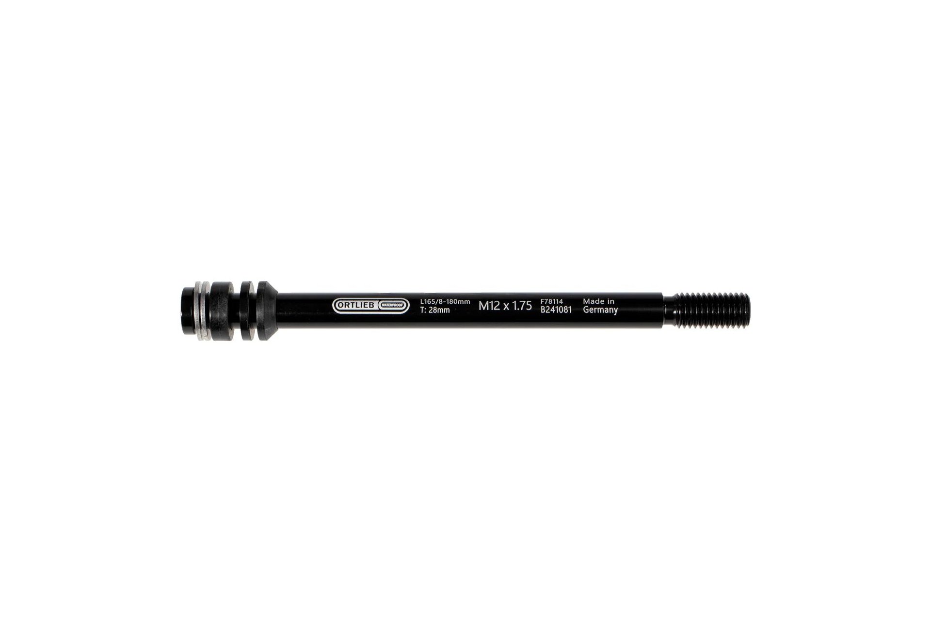 Ortlieb Thru Axle M6-Connector Steckachsen Adapter M12x1.75