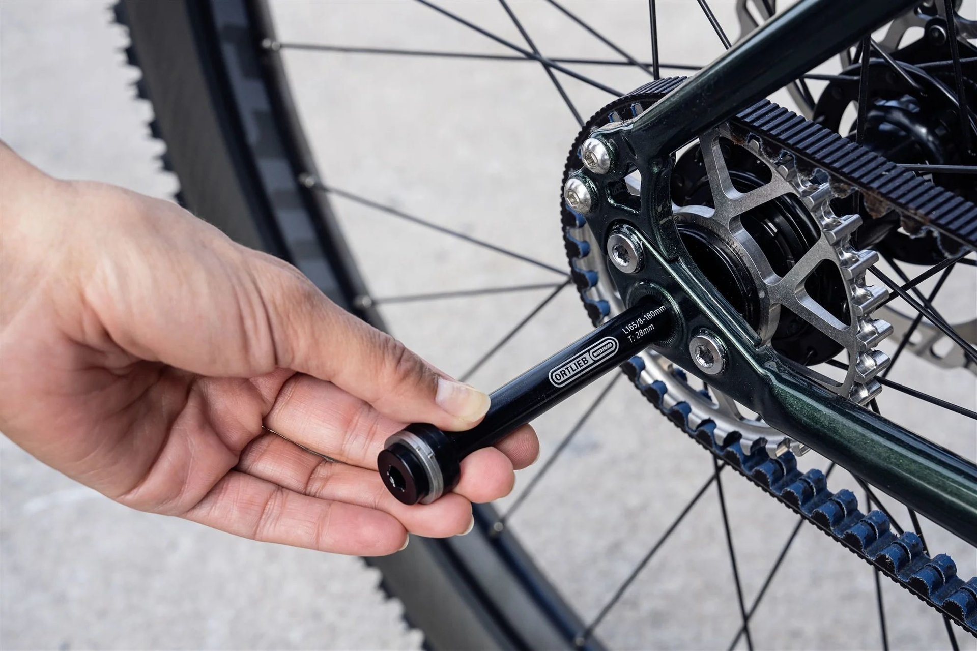 Ortlieb Thru Axle M6-Connector Steckachsen Adapter M12x1.75