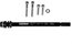 Ortlieb Thru Axle M6-Connector Steckachsen Adapter M12x1.75