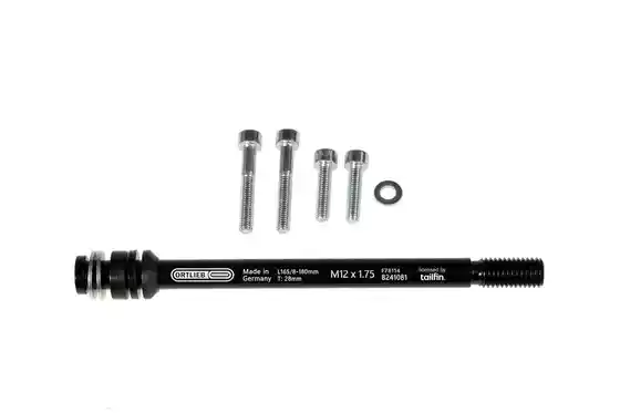 Gepäckträger-Zubehör - Ortlieb Thru Axle M6-Connector Steckachsen Adapter M12x1.75