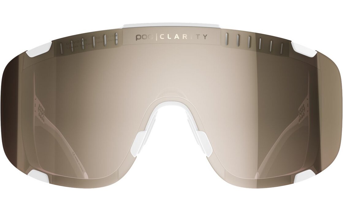 POC Devour - Hydrogen White/Clarity Trail /Partly Sunny Silver