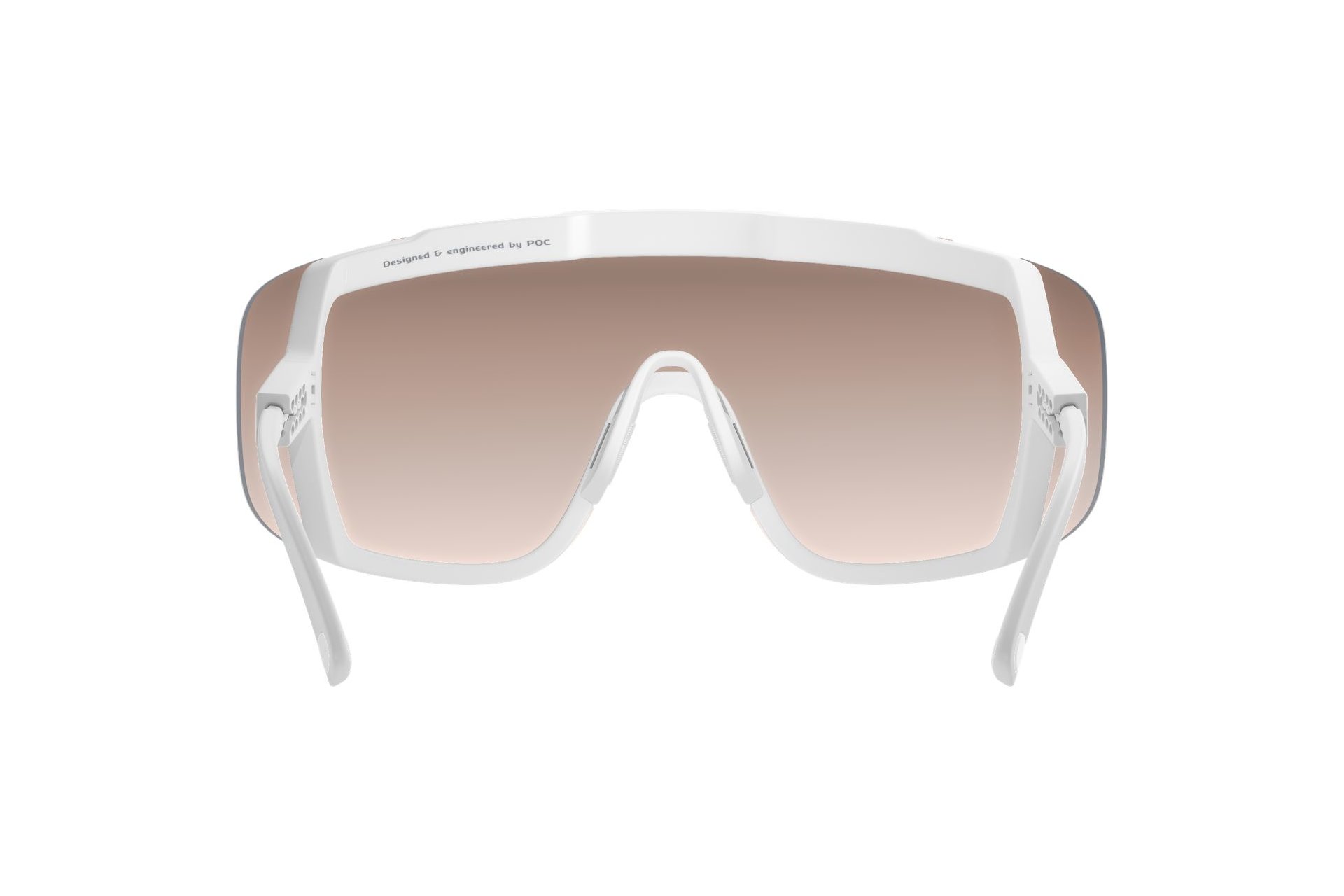 POC Devour - Hydrogen White/Clarity Trail /Partly Sunny Silver