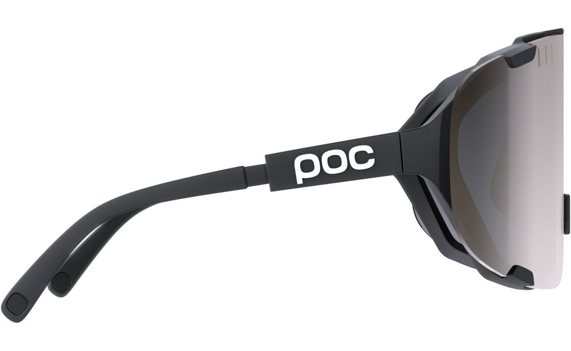 POC Devour - Uranium Black/Clarity Road/Sunny Silver