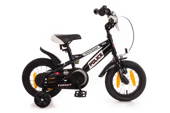 Schwarz - Kinder- & Jugendfahrräder - Bachtenkirch New Police 12" - 12,5 Zoll - Diamant