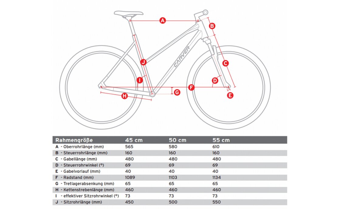 Carver Route 130 - 28 Zoll - Damen Sport - 2024