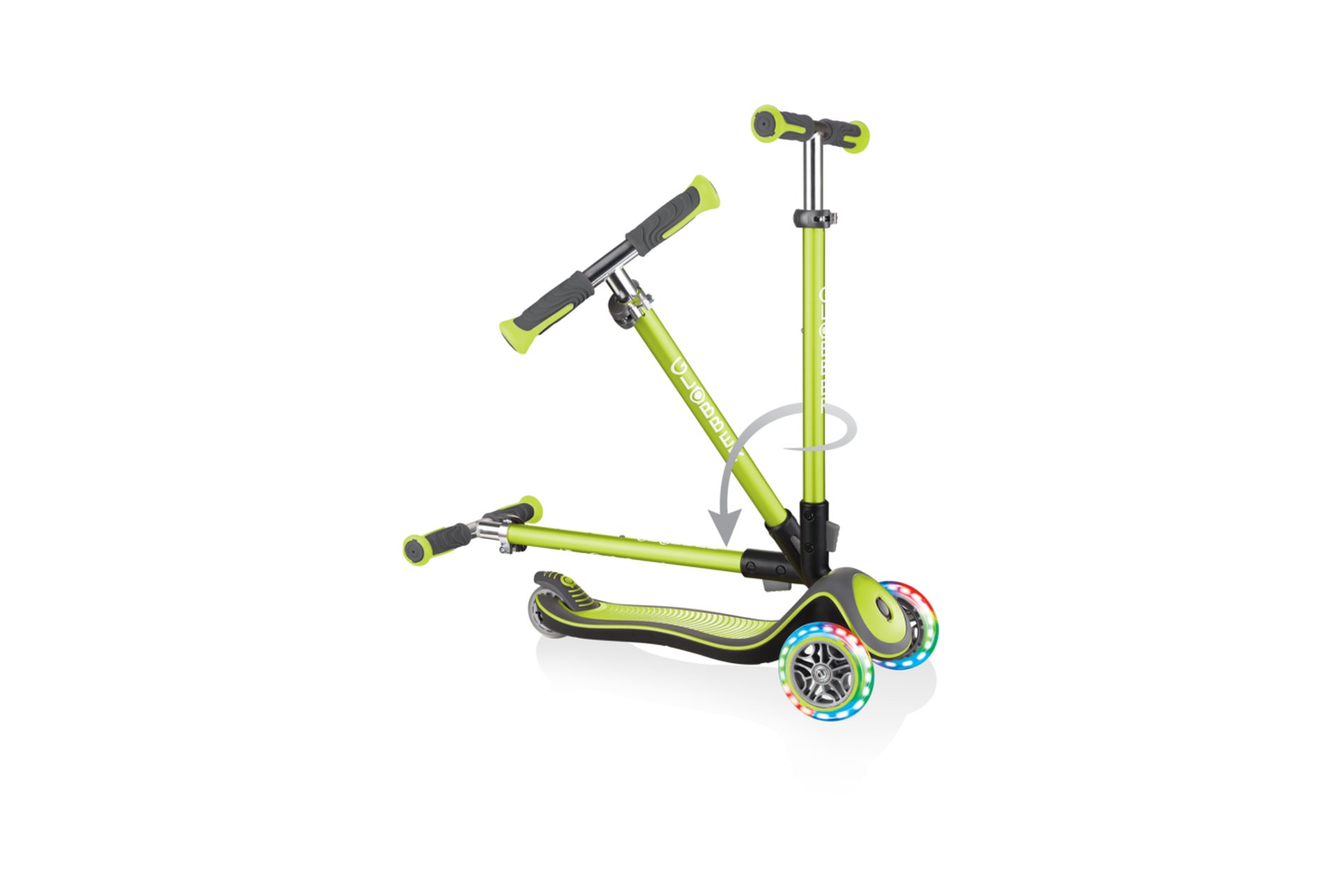 Globber Elite Deluxe Lights, mit Leuchtrollen - 2024
