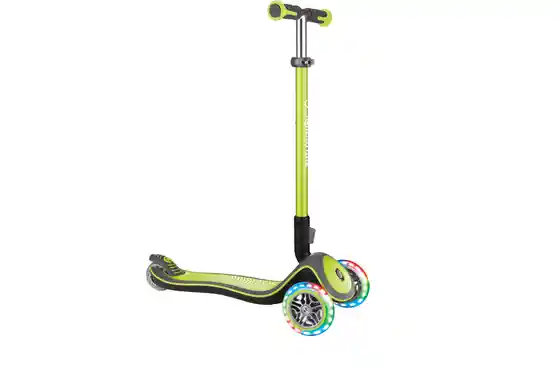 Scooter & Tretroller - Globber Elite Deluxe Lights, mit Leuchtrollen