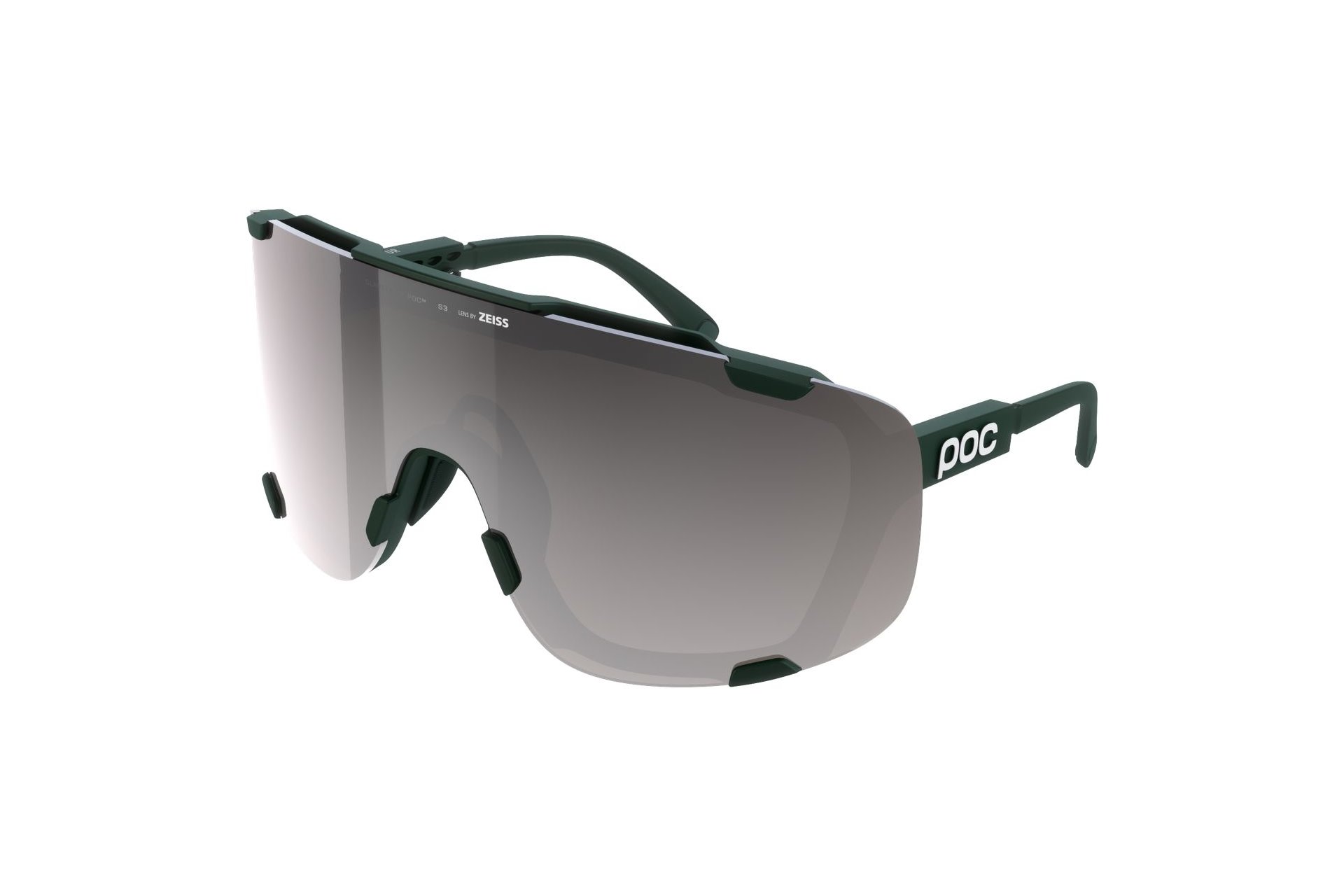 POC Devour - Pargasite Green/Clarity Road/Sunny Silver