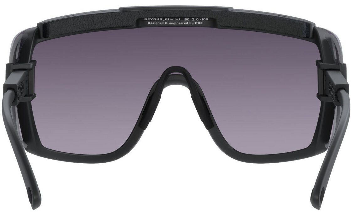 POC Devour Glacial - Uranium Black/Clarity Universal/Sunny Grey