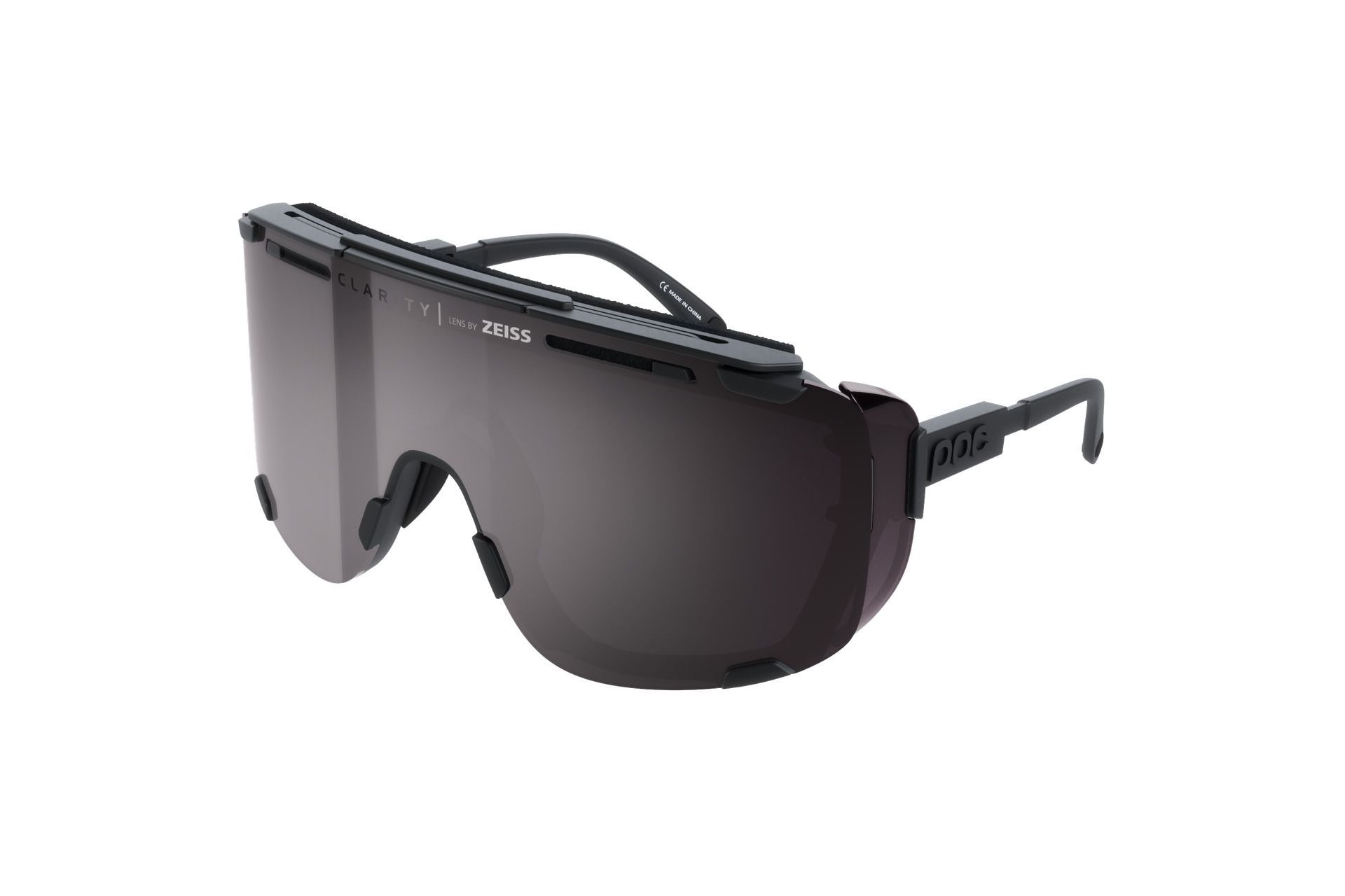 POC Devour Glacial - Uranium Black/Clarity Universal/Sunny Grey