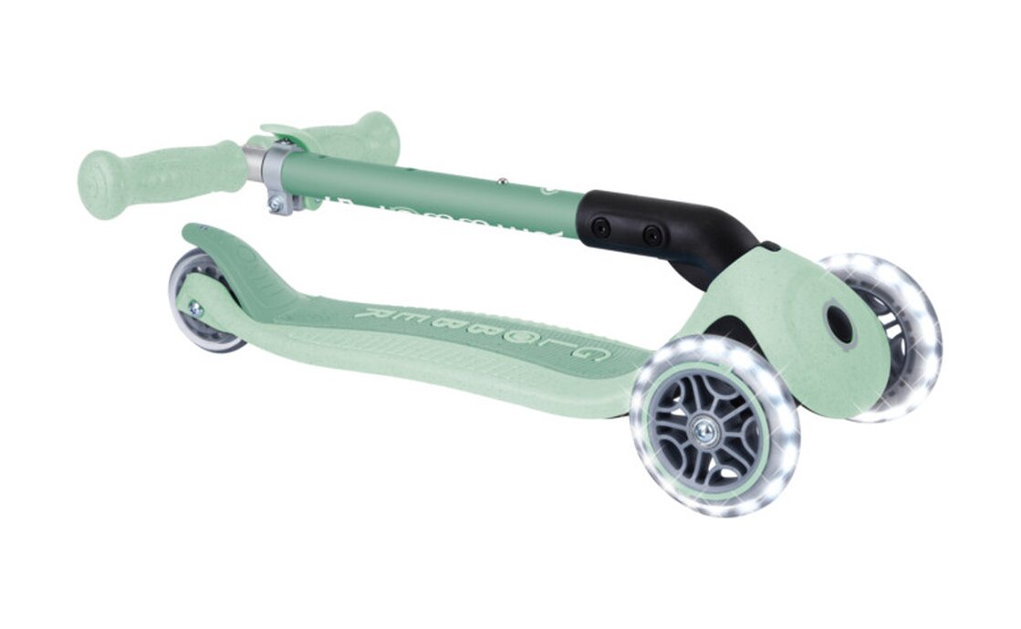 Globber Junior Foldable Lights Eco, mit Leuchtrollen - 2024