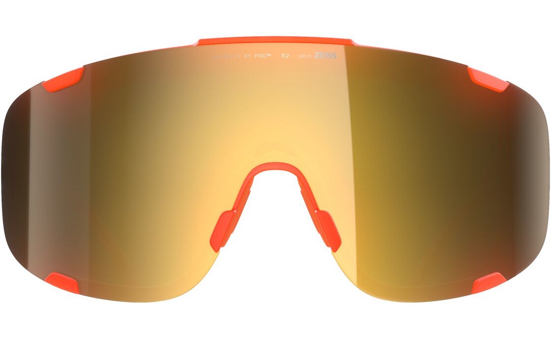POC Devour WF - Fluo. Orange Translucent/Clarity Road/Gold