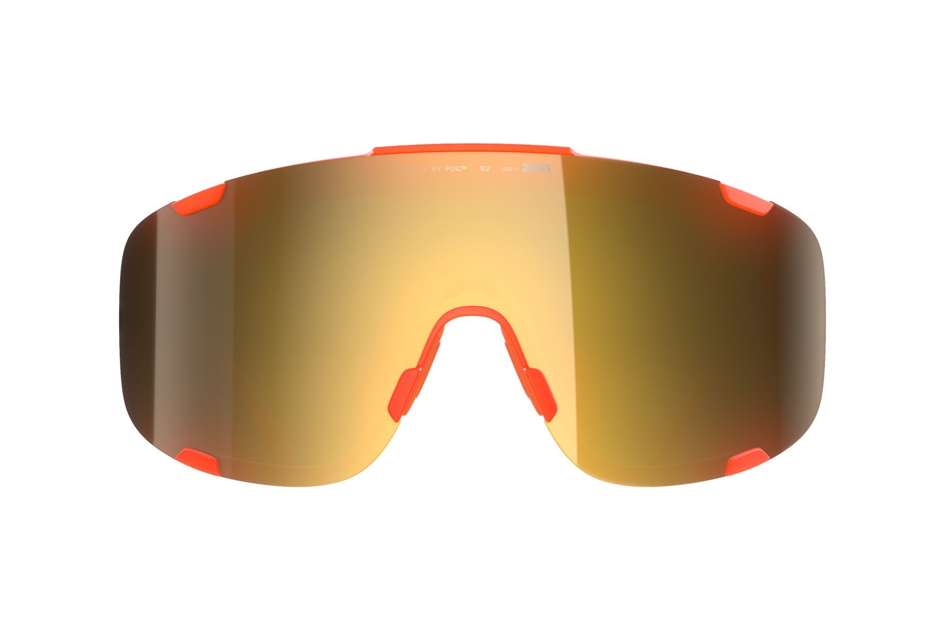 POC Devour WF - Fluo. Orange Translucent/Clarity Road/Gold