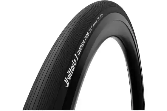 Rennrad-& Triahtlon-Reifen - Vittoria Corsa Pro 700x28C TLR Full Black Graphene + Silica