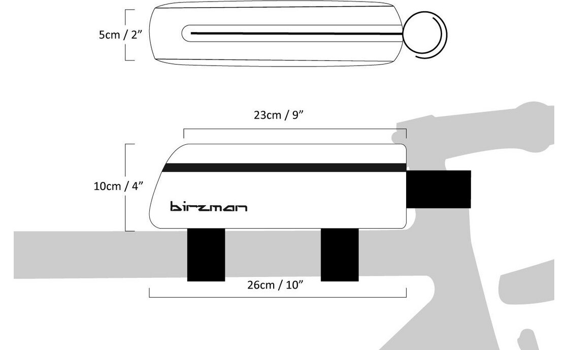 Birzman Packman Travel Oberrohrtasche