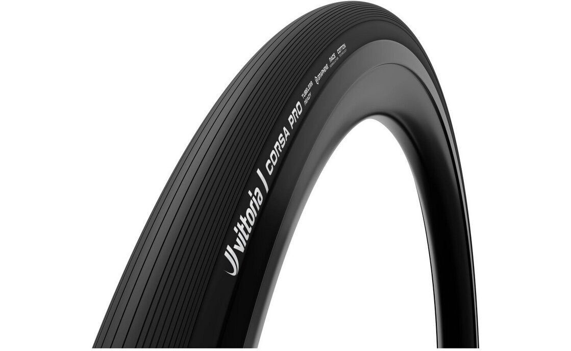VITTORIA Corsa Pro 700x30C TLR Full Black Graphene + Silica
