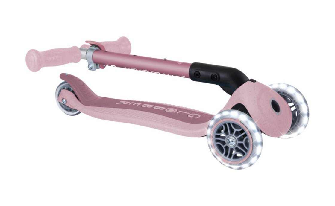 Globber Junior Foldable Lights Eco, mit Leuchtrollen - 2024