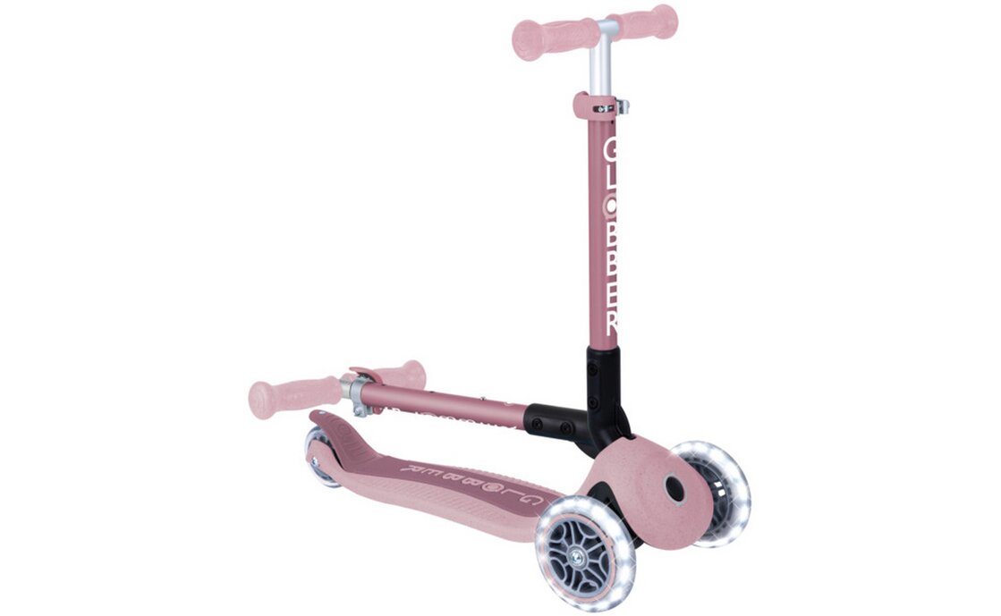 Globber Junior Foldable Lights Eco, mit Leuchtrollen - 2024