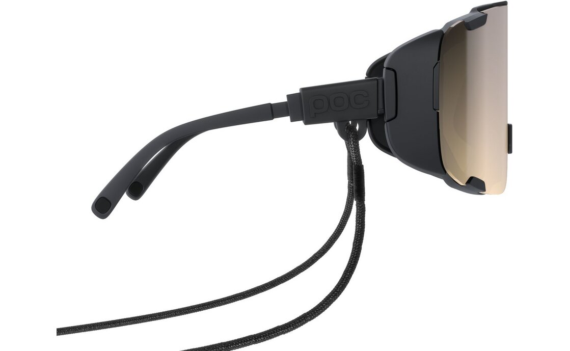 POC Devour Ultra - Uranium Black/Clarity Trail/ Silver