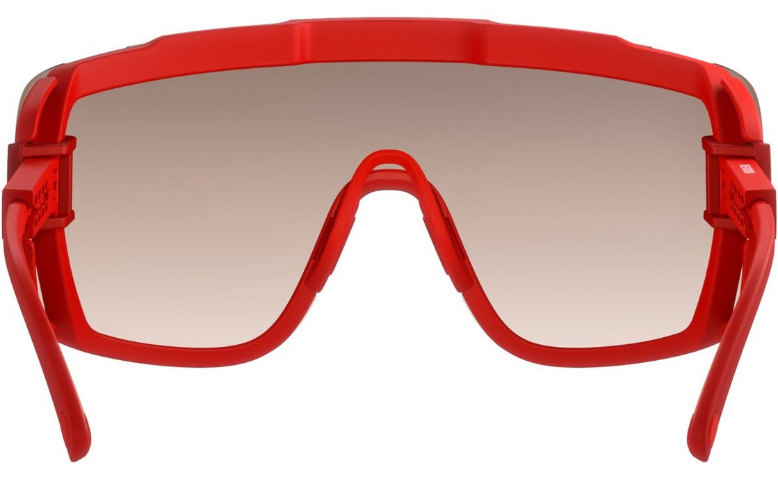 POC Devour Ultra - Prismane Red/Clarity Trail/ Silver