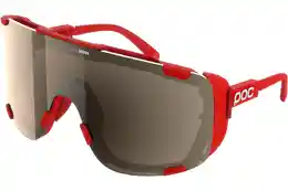 POC Devour Ultra - Prismane Red/Clarity Trail/ Silver