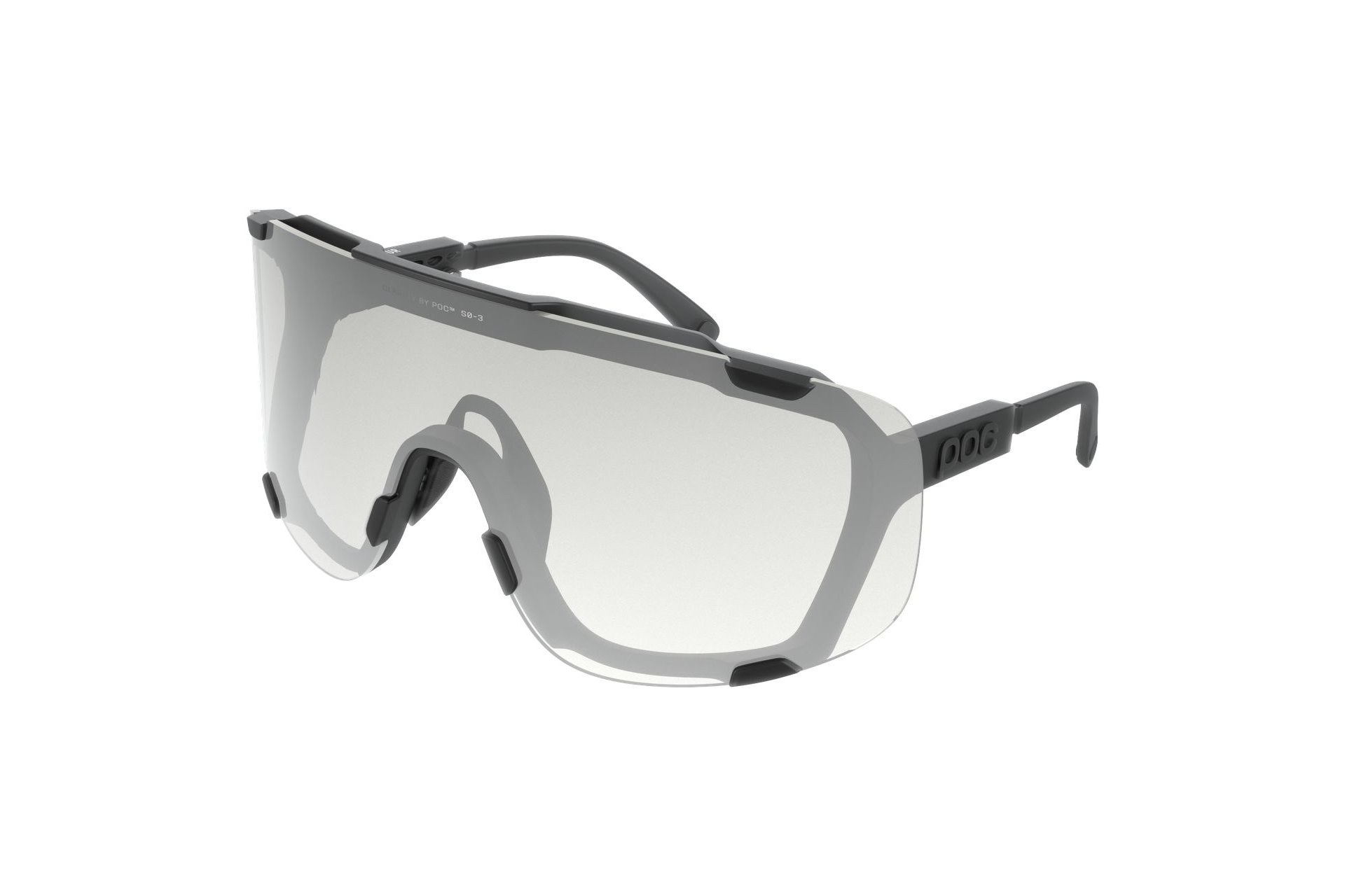 POC Devour Photochromic - Transl Black/Clarity Photochr/ Grey