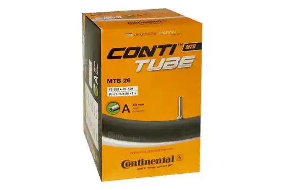 Butylkautschuk - Fahrradschläuche - Continental MTB 26 AV Schlauch - 40 mm