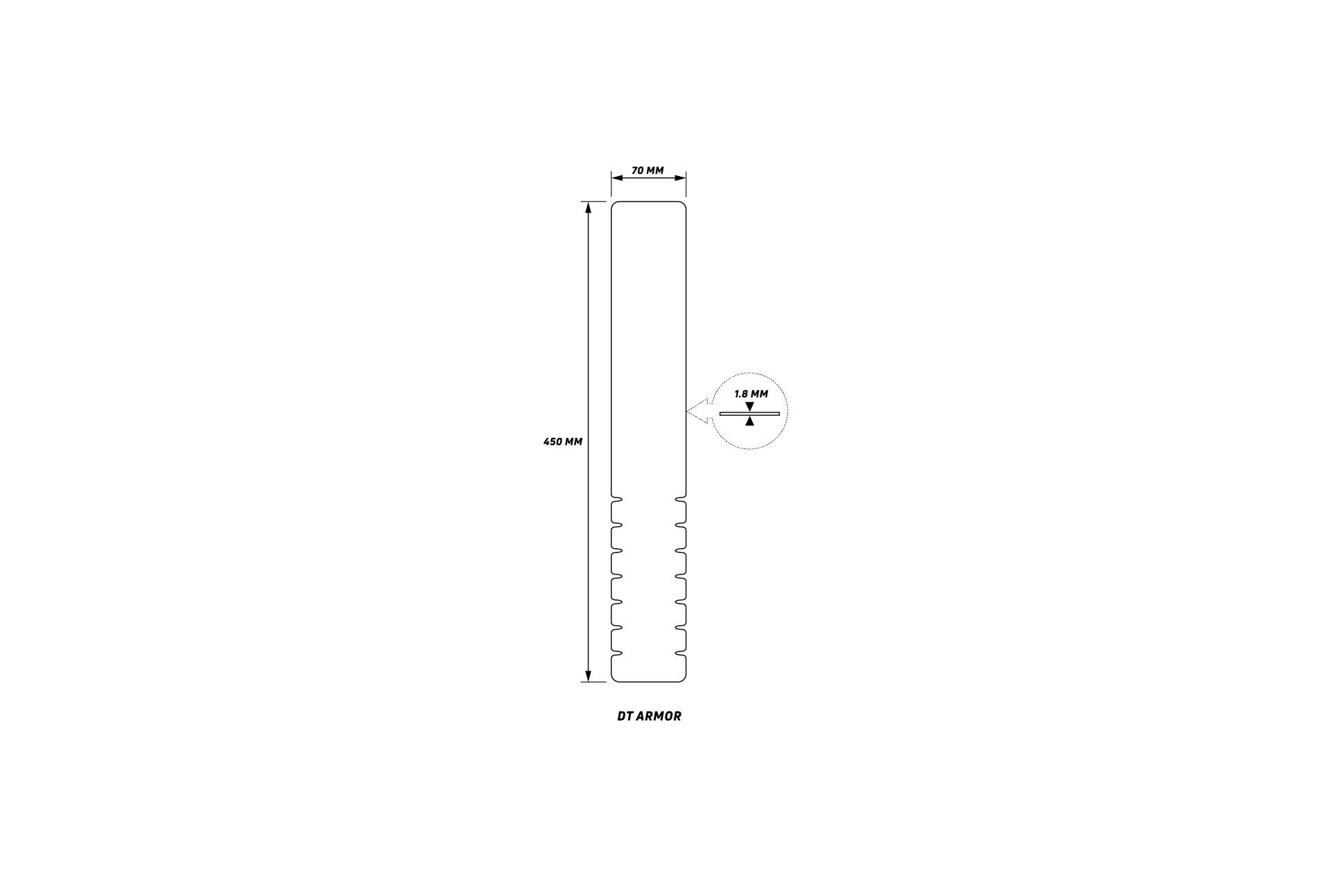 Zefal Unterrohrschutz Down Tube Armor