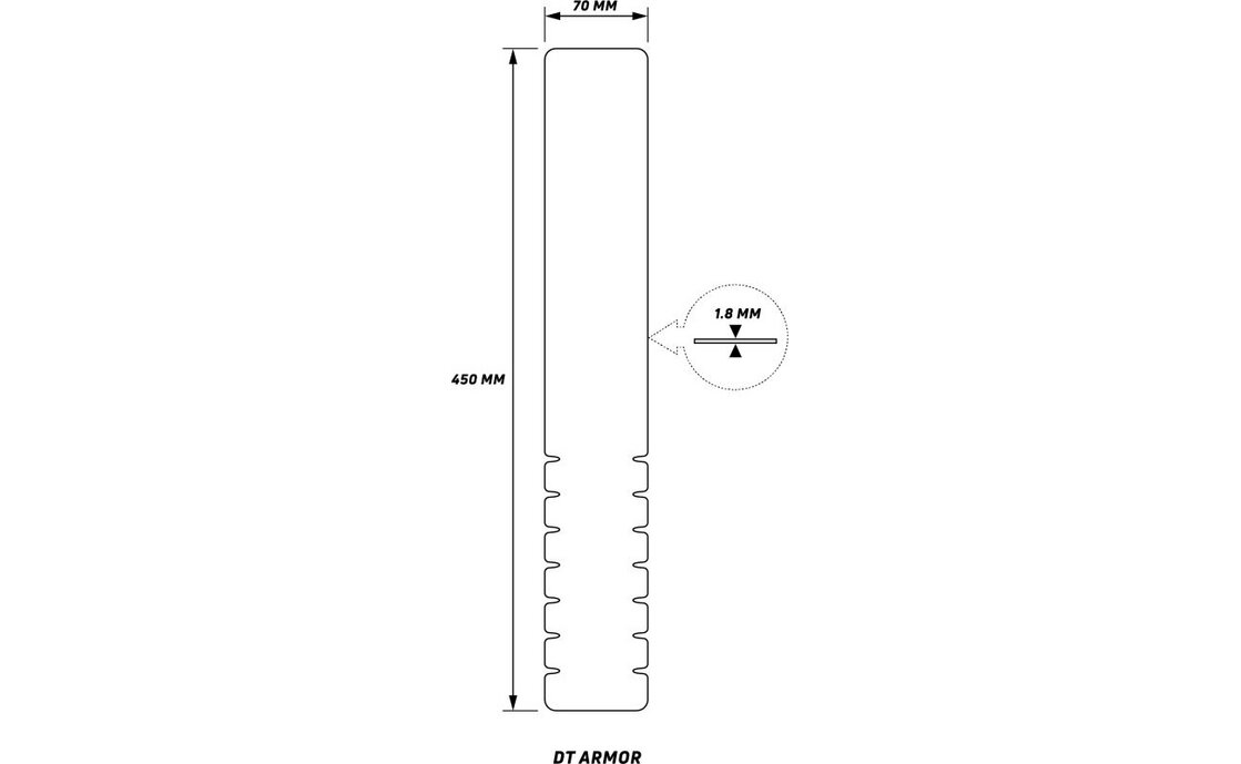 Zefal Unterrohrschutz Down Tube Armor