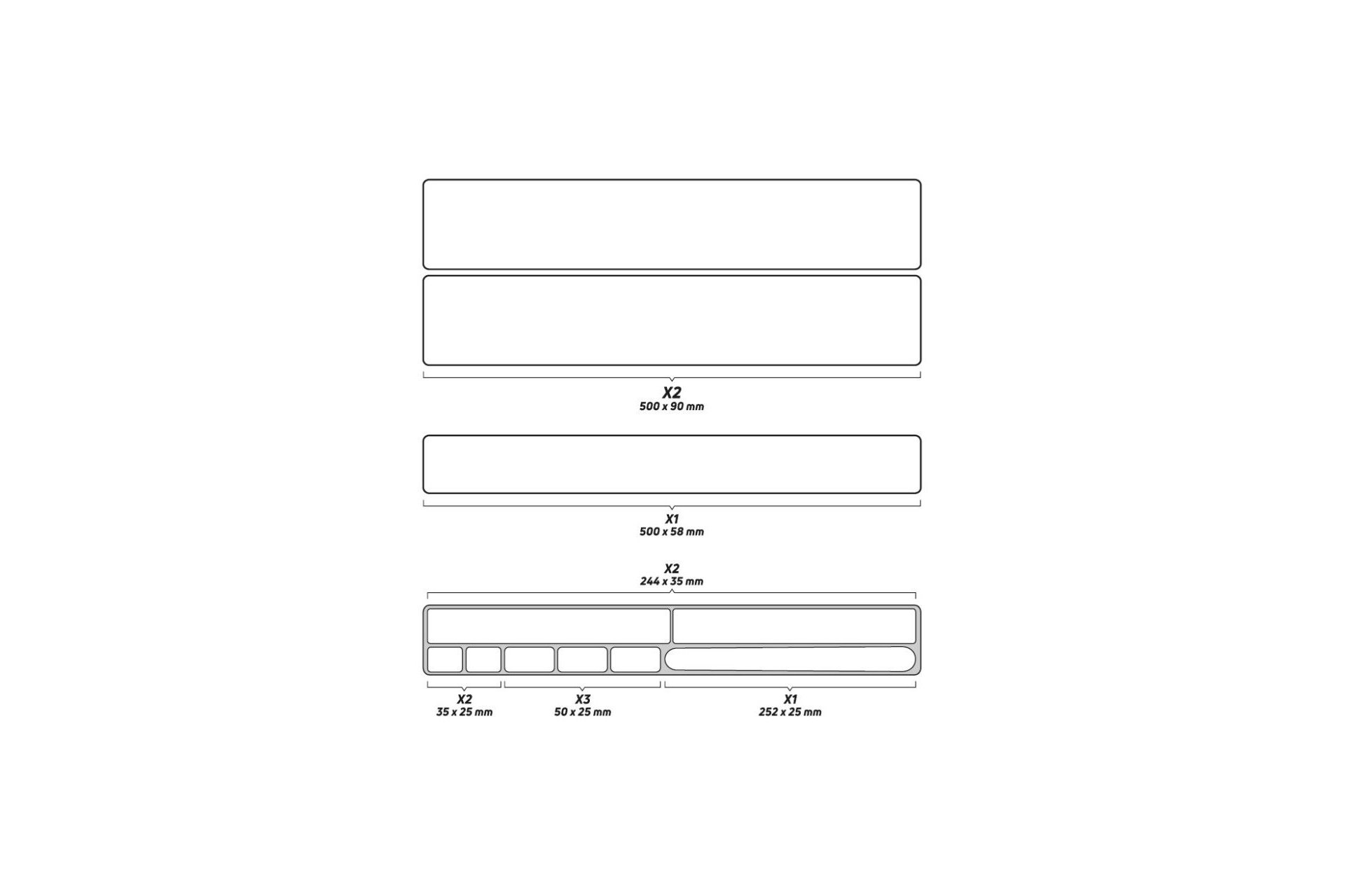 Zefal Rahmenschutzfolie Skin Armor Set XL