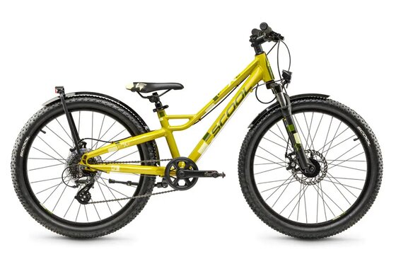 24 Zoll - Kinderräder mit StVZO Ausstattung - S'cool faXe Disc 24 8-Gang - 24 Zoll - Diamant