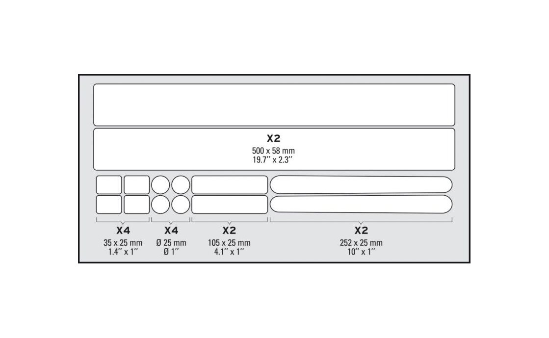 Zefal Rahmenschutzfolie Skin Armor Set L