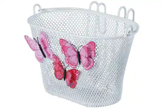 Lenkerkörbe - Basil VR Kinderkorb Jasmin Butterfly, engmaschig