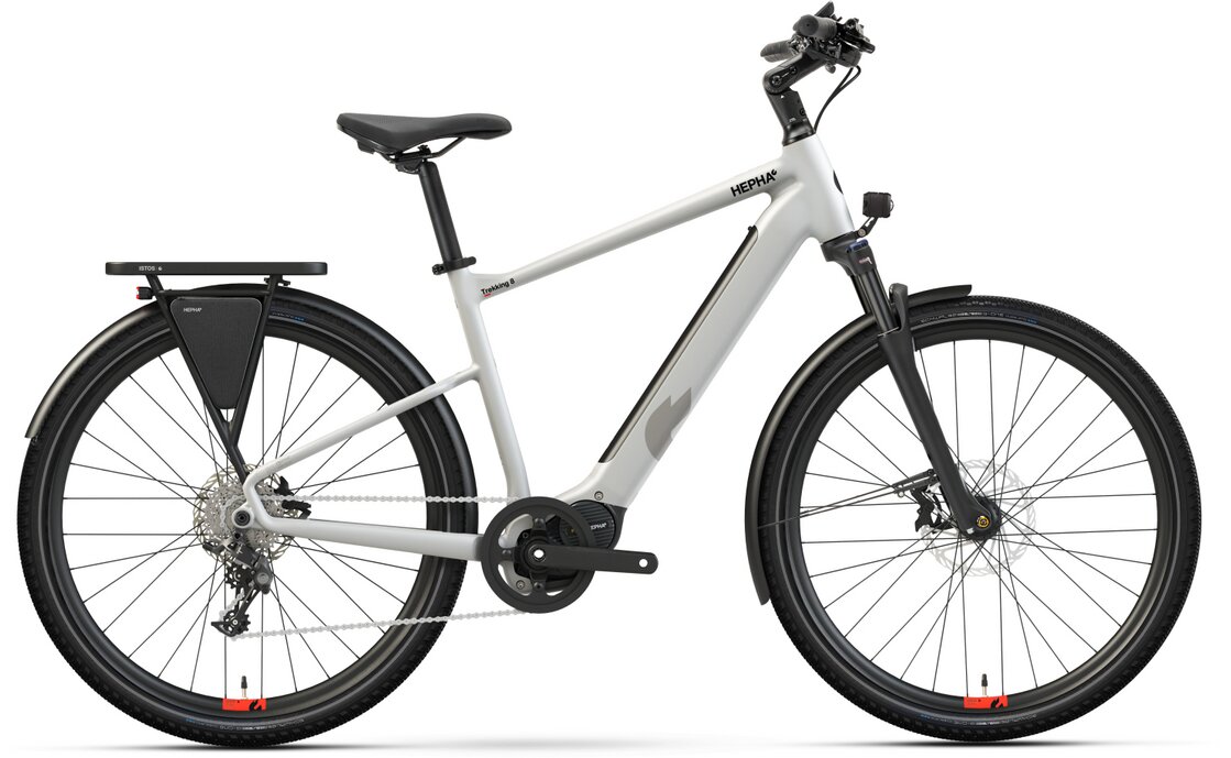 Hepha Trekking 8 Long Range - 600 Wh - 28 Zoll - Diamant - 2026