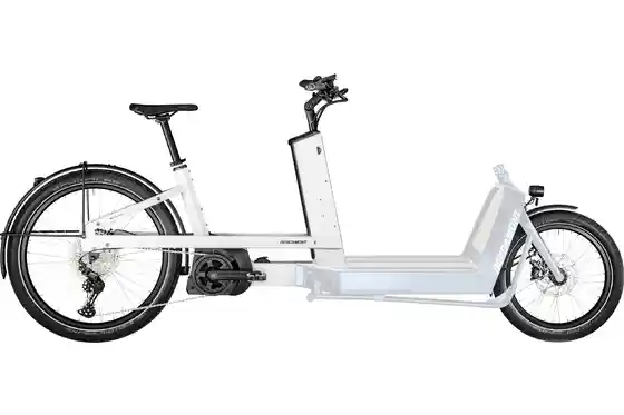 Aluminium - Long John - Bergamont E-Cargoville LJ Edition - 500 Wh - 26 Zoll - Long John