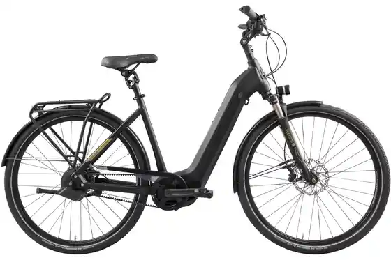 Schwarz - E-Bike-Pedelec - Hercules Futura Pro I-F360+ - 625 Wh - 28 Zoll - Tiefeinsteiger