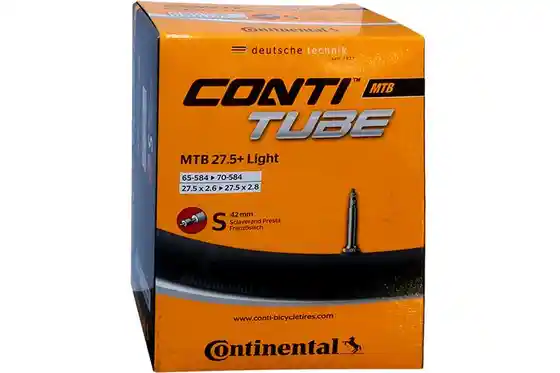 Butylkautschuk - Fahrradschläuche - Continental MTB 27,5 Plus Light SV Schlauch - 42 mm
