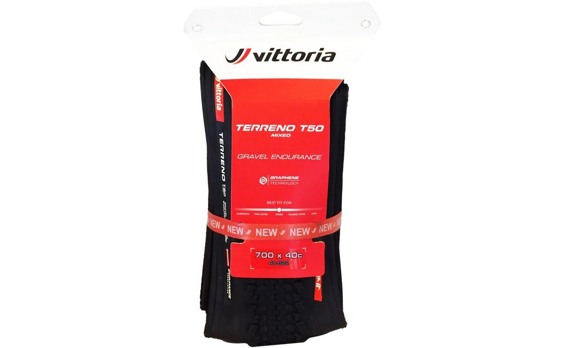 VITTORIA Terreno T50 Mixed Gravel Endurance 700x40C TLR G 2.0