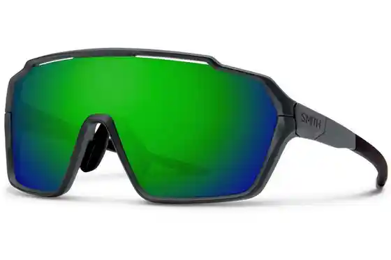 Fahrradzubehör Sale - Smith Shift MAG Matte Cement - ChromaPop Green Mirror