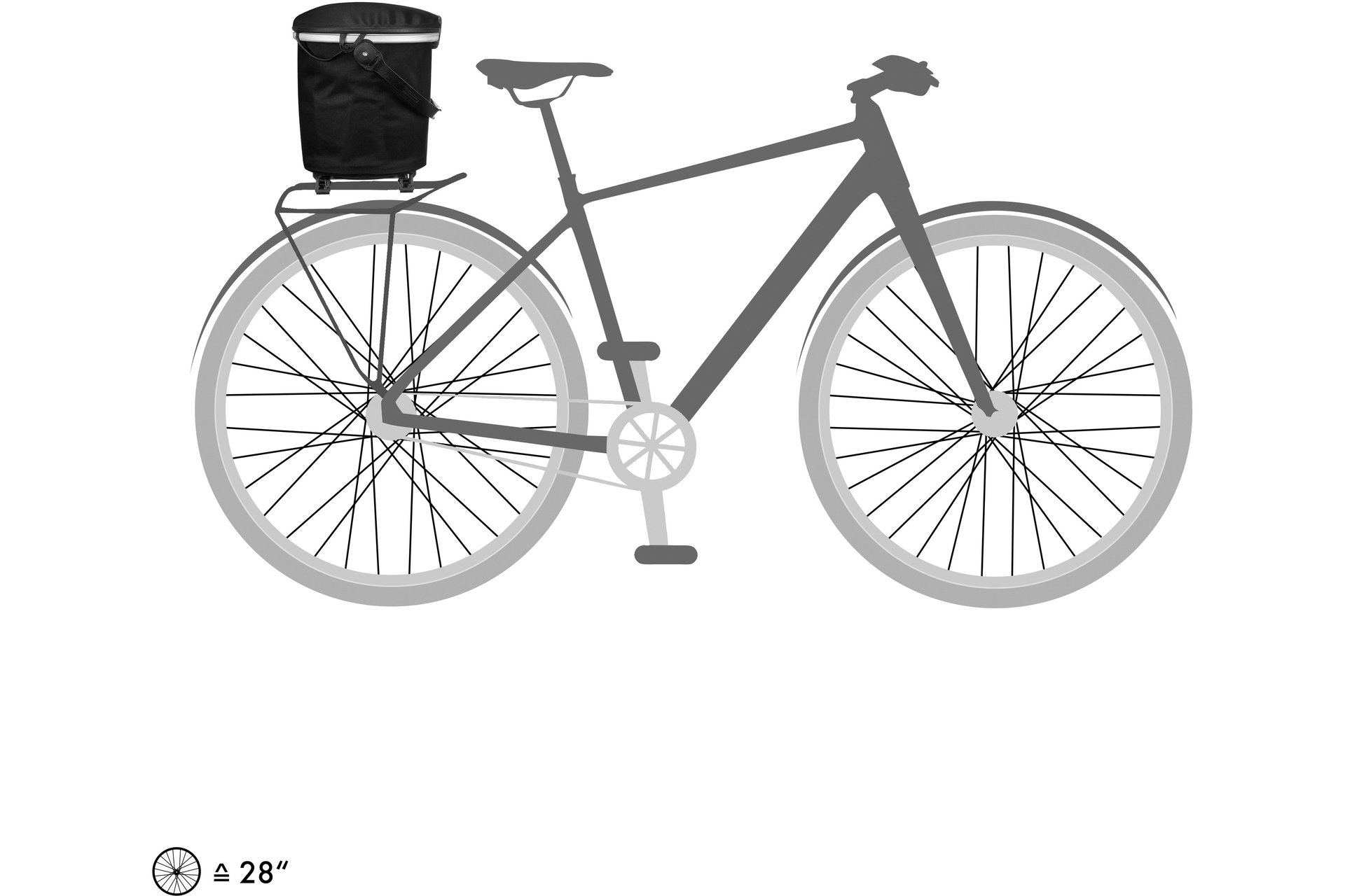 Ortlieb Up-Town Rack Fahrradkorb hinten - 2026