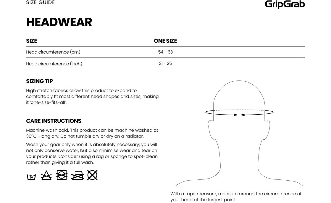 GRIPGRAB UPF 50+ Lightweight Summer Skull Cap