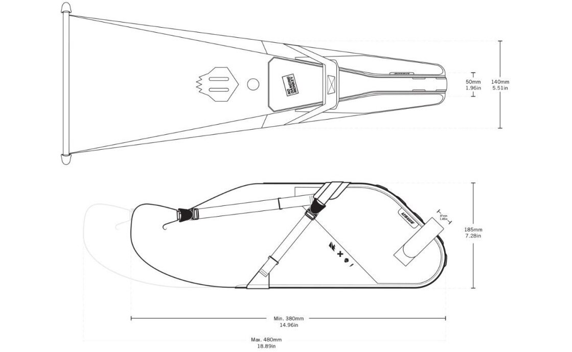 USWE Satteltasche 8 L