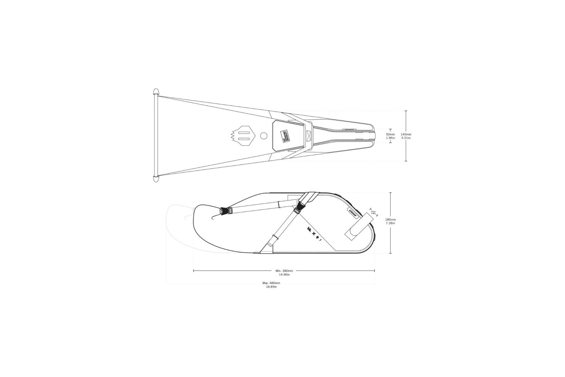 USWE Satteltasche 8 L