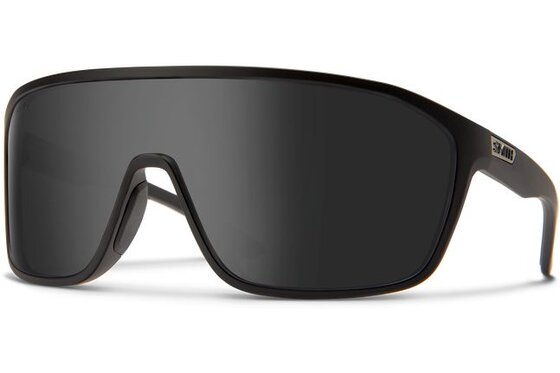 Sportbrillen Sale - Smith Boomtown Matte Black - ChromaPop Black