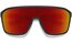 Smith Boomtown Matte Black - ChromaPop Red Mirror
