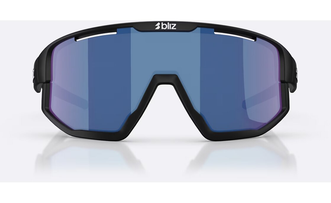 Bliz Fusion Matt Black - Smoke w Blue multi