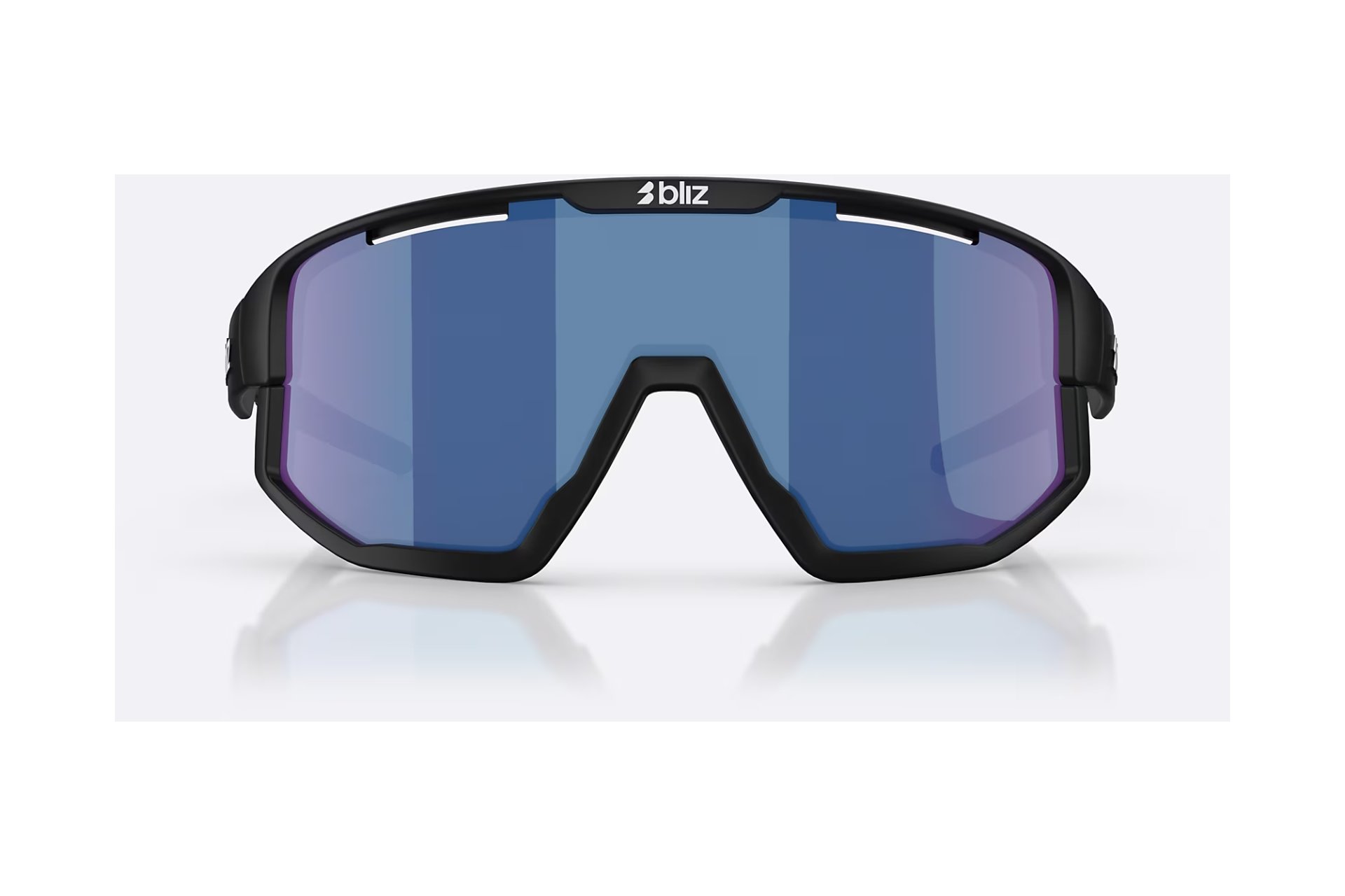 Bliz Fusion Matt Black - Smoke w Blue multi